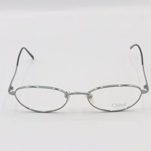 COPY - Chloe Blue Gray Oval Designer Womens Glasses 50 19 135